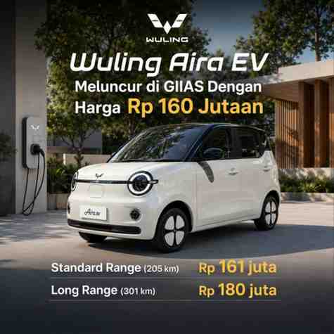 Launching mobil listrik Wuling Aira EV Semarang Solo Yogyakarta terbaru